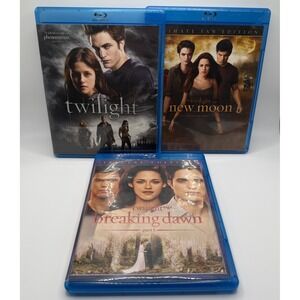 Twilight Saga Blu-ray Lot Twilight New Moon Breaking Dawn Part 1 Special Edition